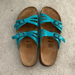 Blue Strap Birkenstocks